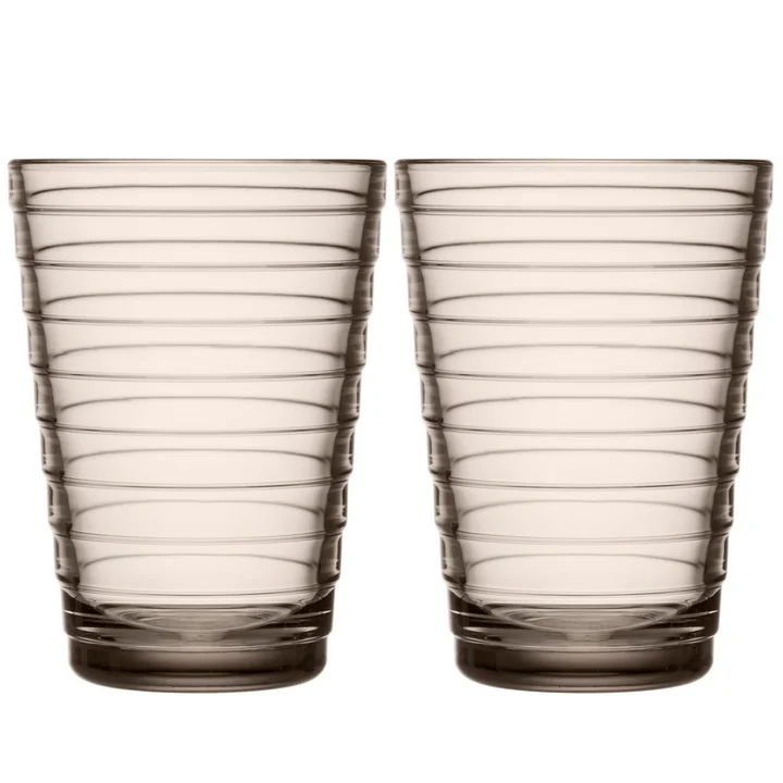 Aino Aalto Verre à long drink 33 cl de Iittala en lin (set de 2)