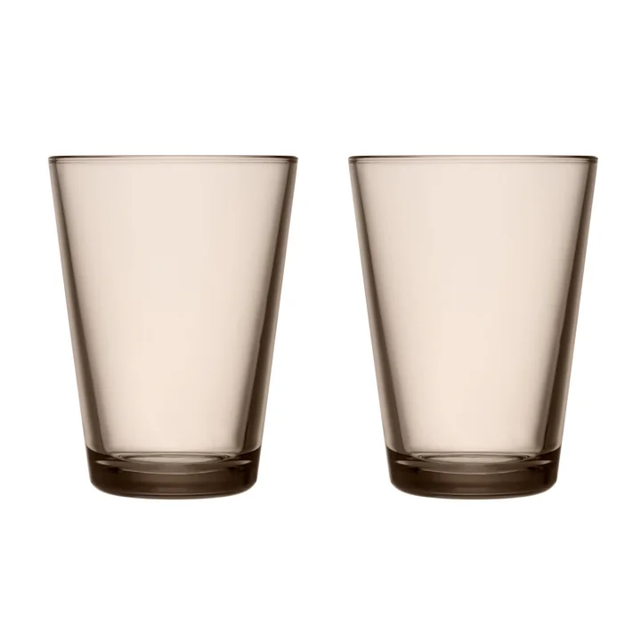 Kartio Verre à boire 40 cl de Iittala en lin (set de 2)