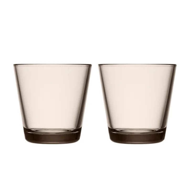 Kartio Verre à boire 21 cl de Iittala en lin (set de 2)