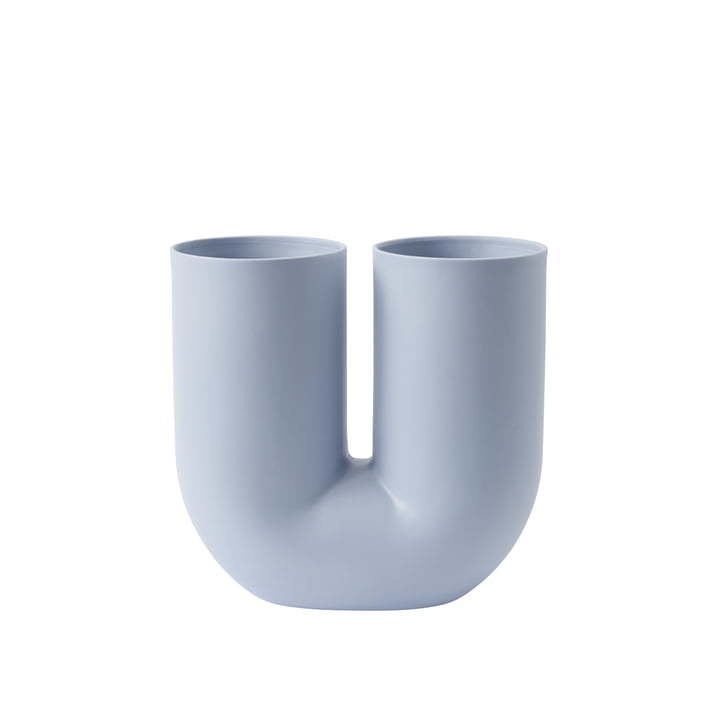 Kink Vase de Muuto en bleu clair