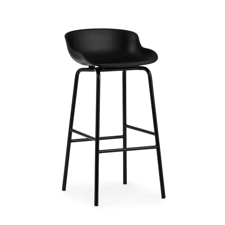 Hyg Tabouret de bar H 75 cm de Normann Copenhagen en noir