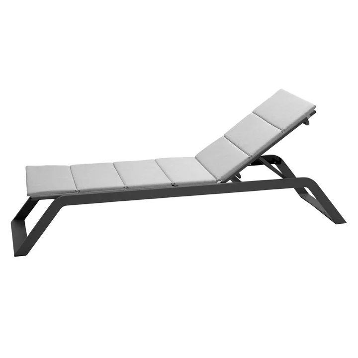 Bain de soleil sieste, gris avec support gris clair de Cane-line