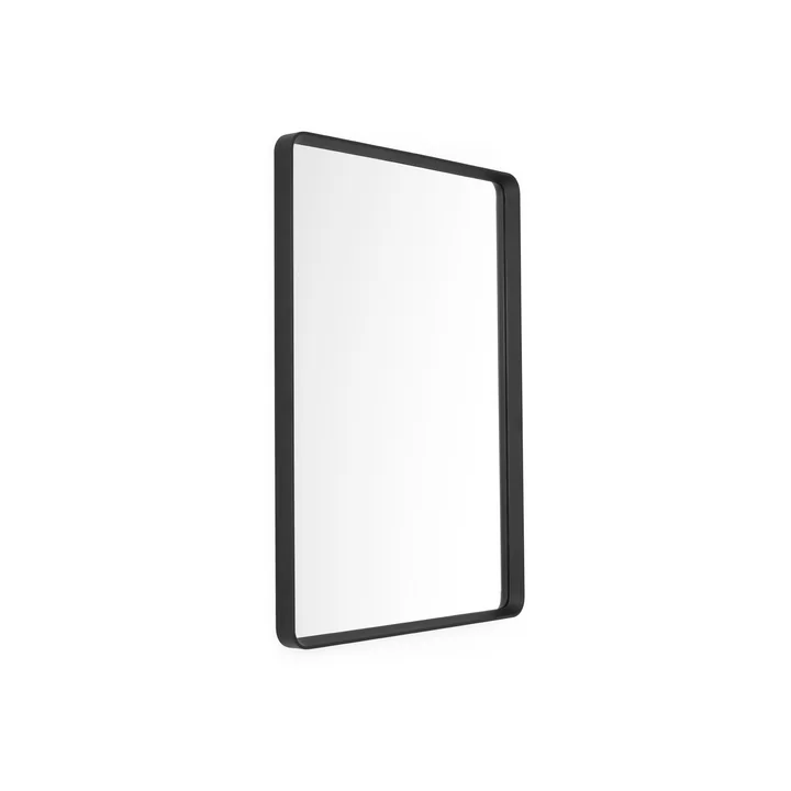 Norm miroir mural, noir de Audo