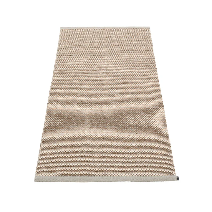 Tapis Effi 85 x 160 cm Pappelina en gris chaud / marron / vanille