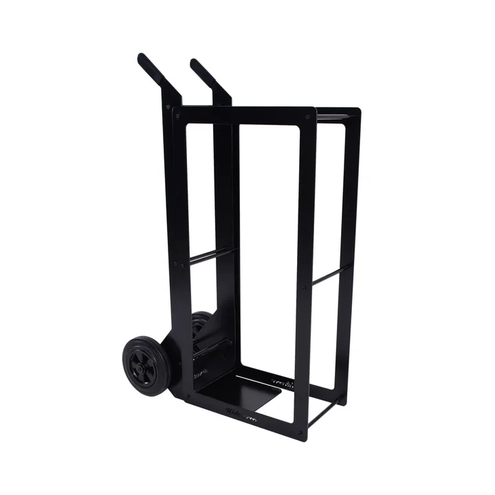 Empileur de bois Woodstock et chariot à four de Weltevree