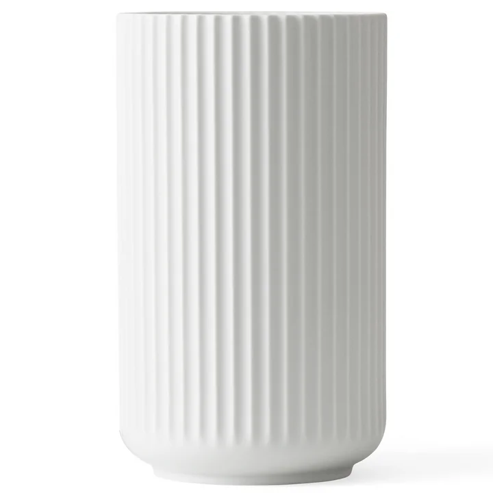 Lyngbyvase H 38 cm du Lyngby Porcelæn blanc