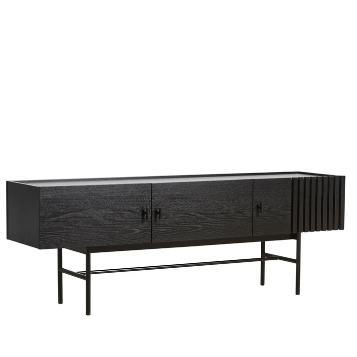 Le Array Sideboard 150 cm de Woud en noir
