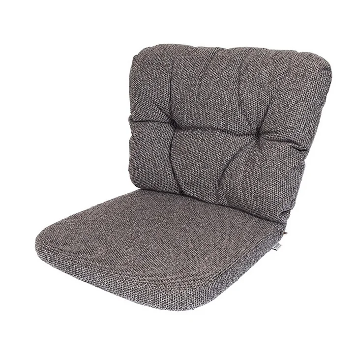 Jeu de coussins pour la chaise à accoudoirs Ocean de Cane-line en gris foncé