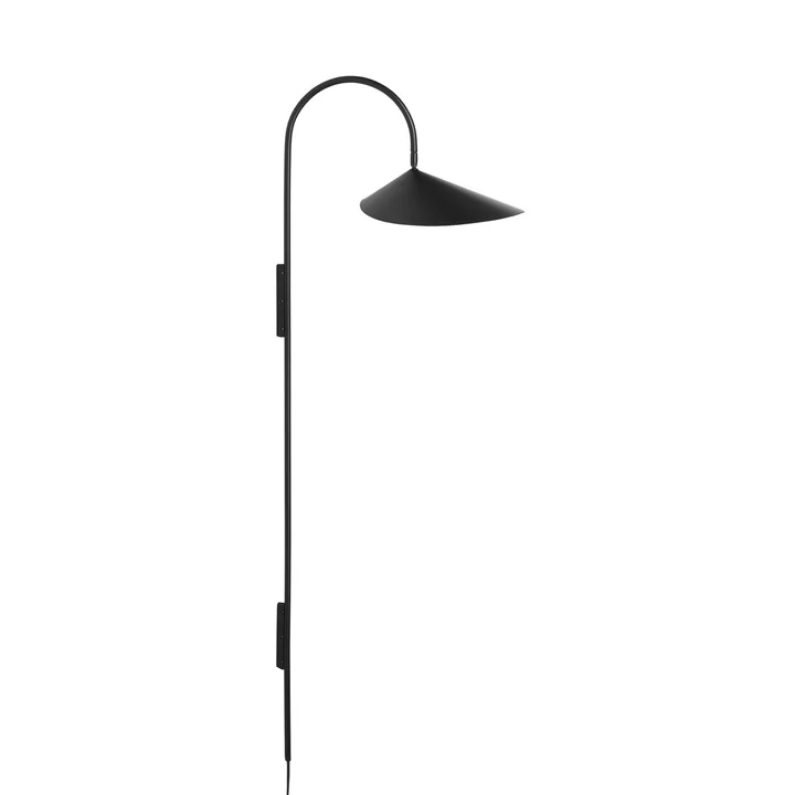 Arum Tall Applique murale de Ferm Living en noir