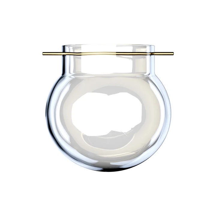 Vase pour les histoires Etagère sur pied, Ø 24 x H 24 cm, transparent Umage