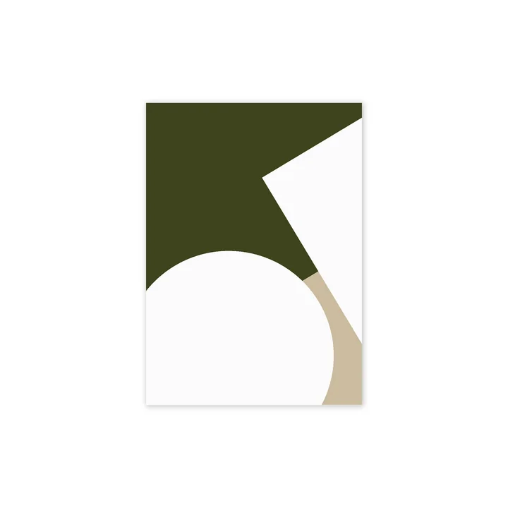 Simple Forms III Affiche, 30 x 40 cm de Paper Collective