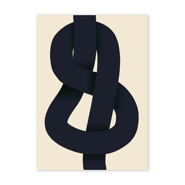 The Knot Affiche, 50 x 70 cm de Paper Collective