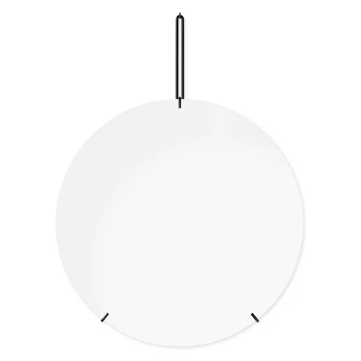 Miroir mural Ø 70 cm de Moebe en noir