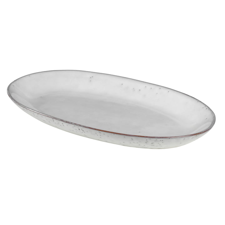 Nordic service Nordic ovale L, 30 x 17 cm, sand par Broste Copenhagen