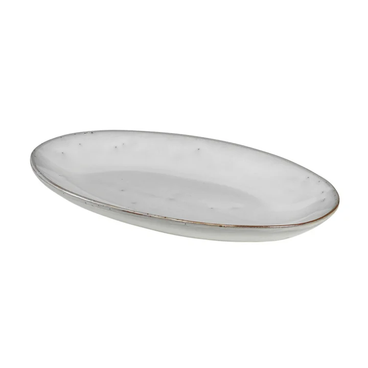 Nordic service Nordic ovale S, 22 x 13,6 cm, sand par Broste Copenhagen