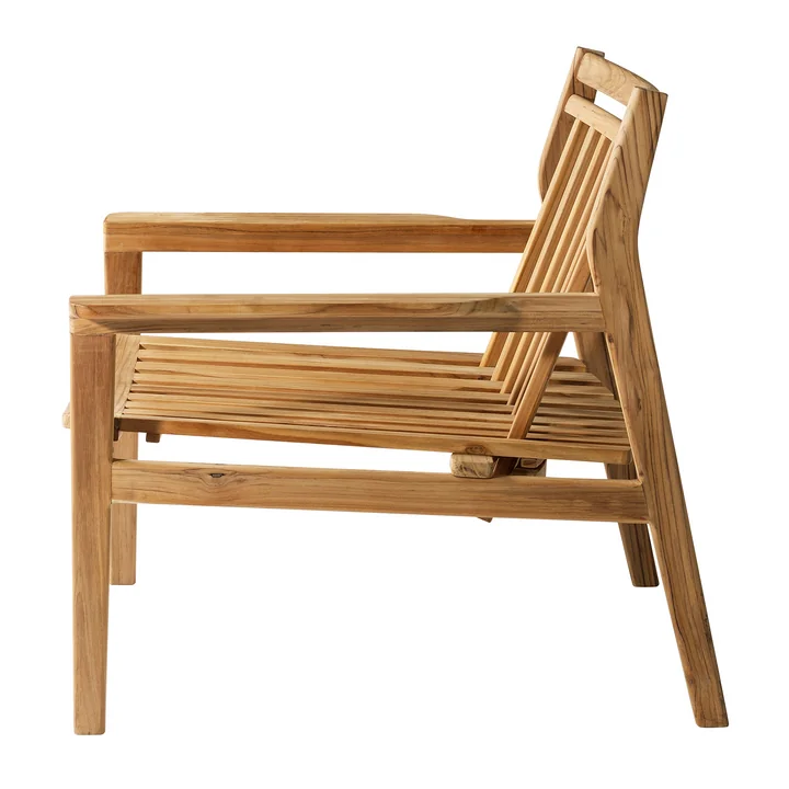 M6 Chaise longue de jardin de FDB Møbler en teck