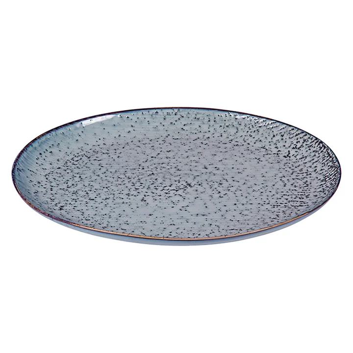 Plat de service nordique ovale, 35,5 x 26,5 cm, mer par Broste Copenhagen