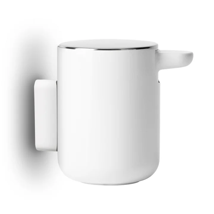 Bath Distributeur de savon mural de Audo en blanc