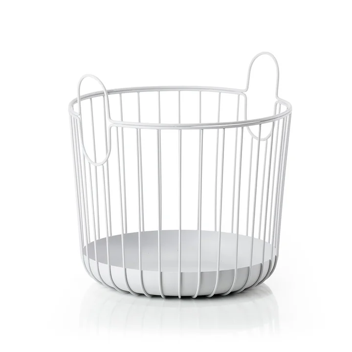 Inu Panier de rangement Ø 30 x H 30,5 cm de Zone Denmark en soft grey