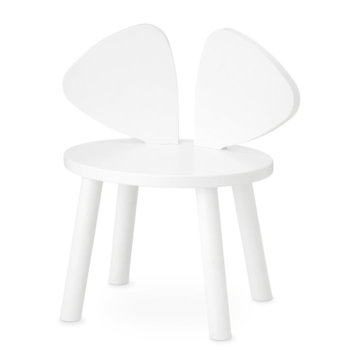 Mouse Chaise pour enfant de Nofred en blanc