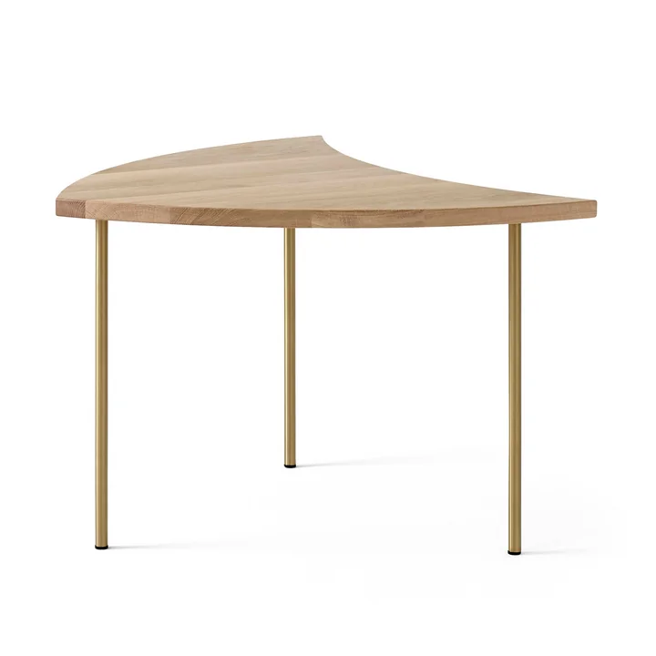 Pinwheel HM7 Table d'appoint de & Tradition en chêne huilé blanc