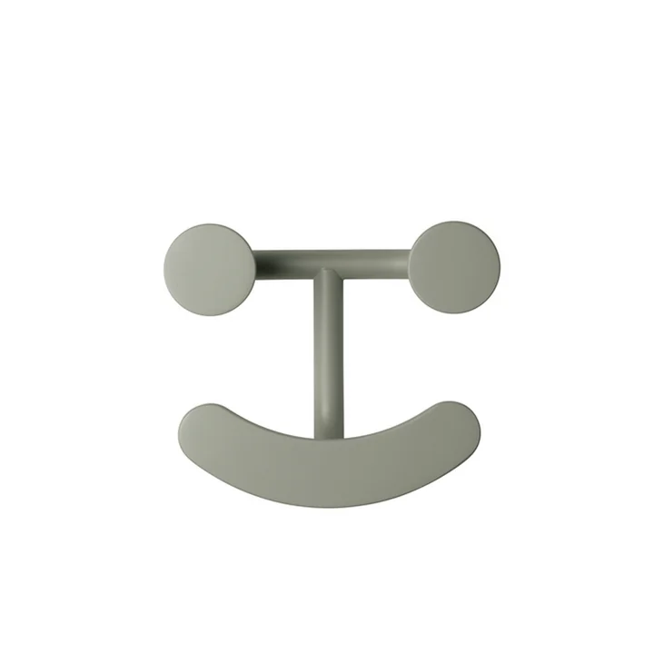 Happy Hook Crochets muraux de Fritz Hansen en gris-vert