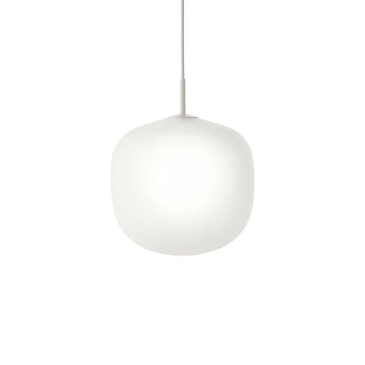 Rime Suspension Ø 37 cm, opale / gris de Muuto