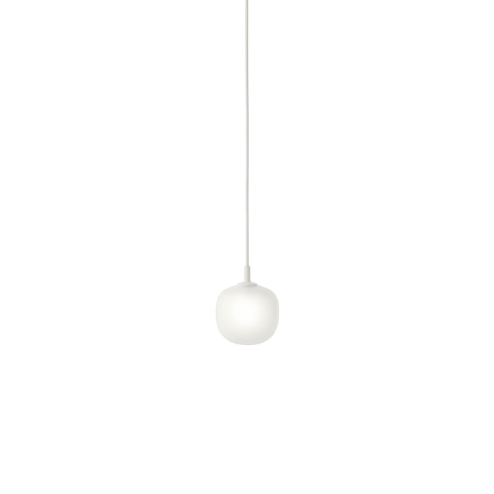 Rime Suspension Ø 12 cm, opale / blanc de Muuto