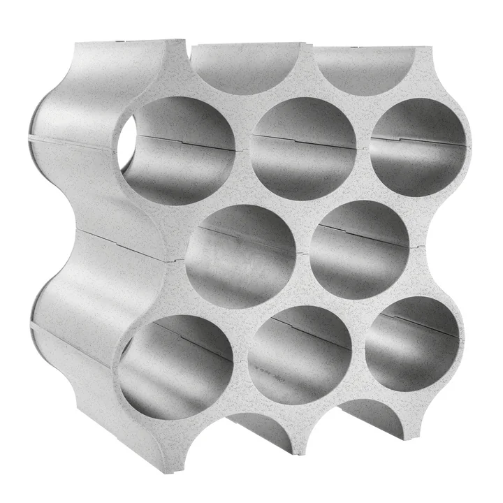 Set-Up Porte-bouteilles de Koziol en organic gris