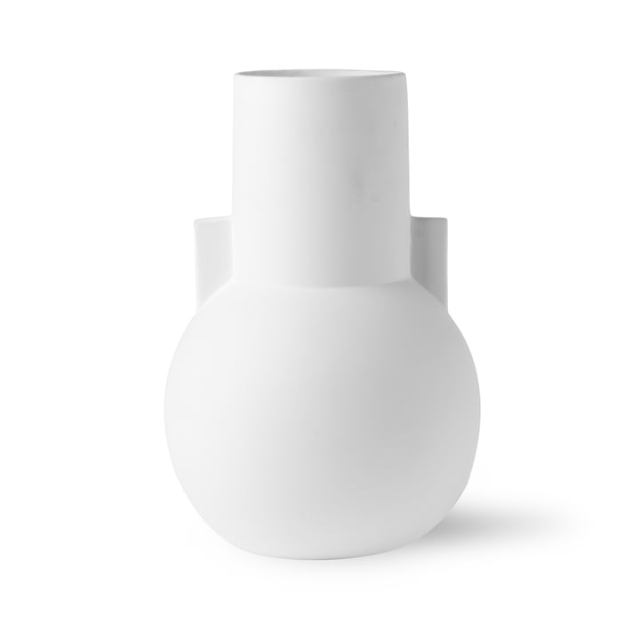 Vase S, Ø 17,5 x H 26 cm, blanc mat par HKliving