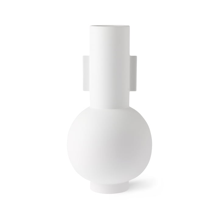 Vase L, Ø 21 x H 42,5 cm, blanc mat par HKliving