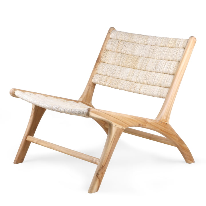 Abaca Lounge Chair HKliving de HKliving en naturel