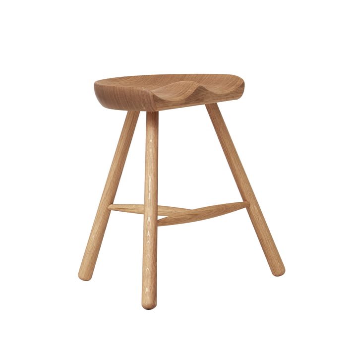 Shoemaker Chair, n° 49, chêne blanc pigmenté par Form & Refine