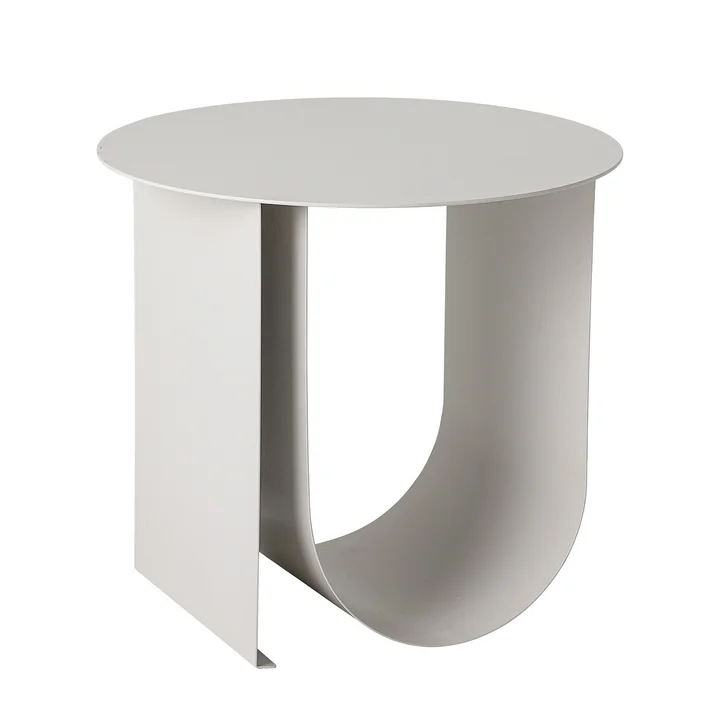 Cher Table d'appoint, Ø 43 x H 38 cm, gris clair de Bloomingville .