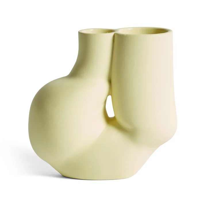 Vase W & S Chubby, jaune tendre par HAY .