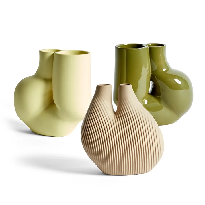 W & S Chamber Vase - Vase Chubby par HAY .