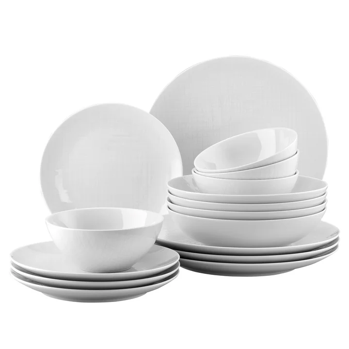 Mesh de table en Mesh blanc, bol de céréales (lot de 16) par Rosenthal