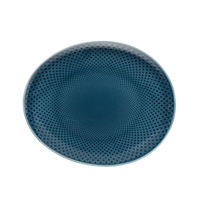 Assiette Junto Ø 22 cm plate, ocean blue par Rosenthal