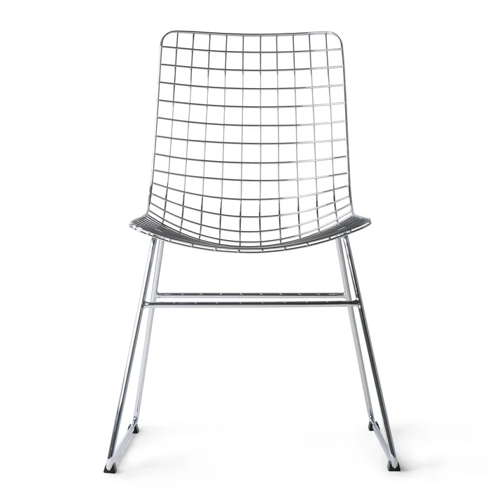 La chaise Wire de HKliving en chrome