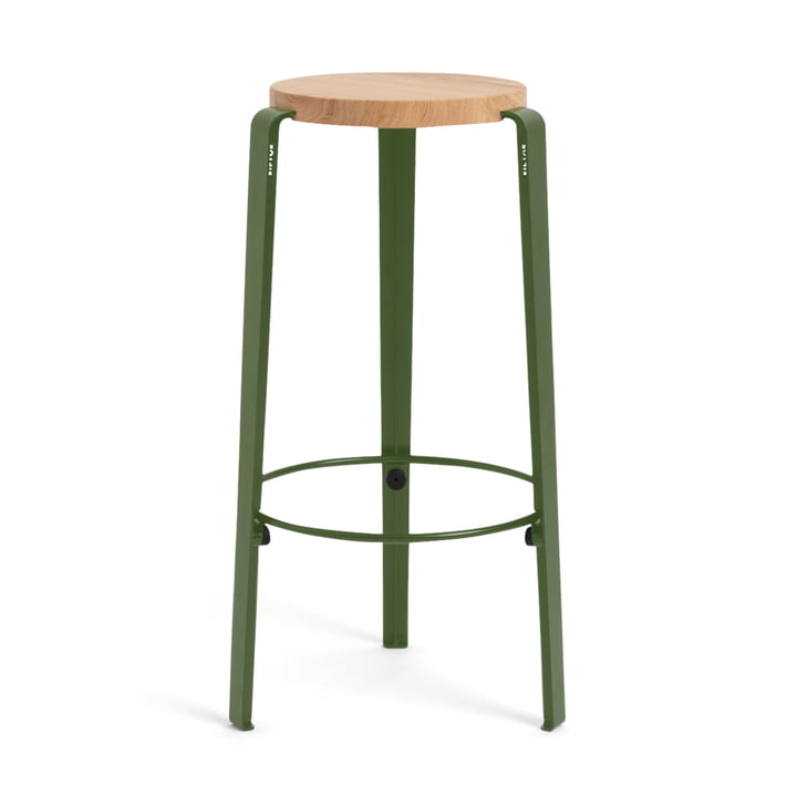 Le tabouret de bar BIG LOU, chêne / TipToe par TipToe