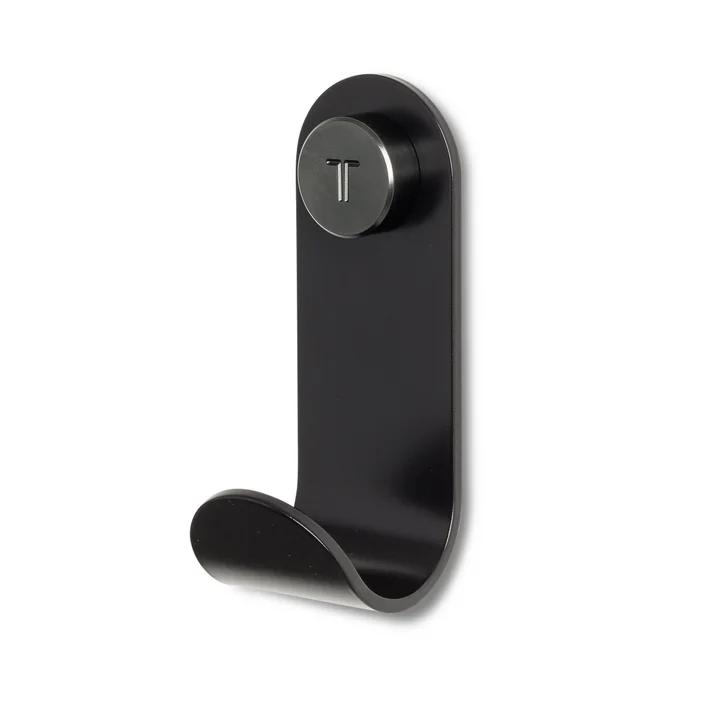 Le crochet mural JO, noir graphite de TipToe