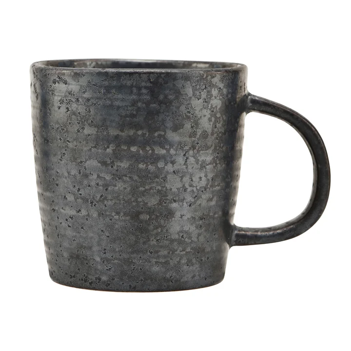 Mug avec anse Pion, noir / marron par House Doctor