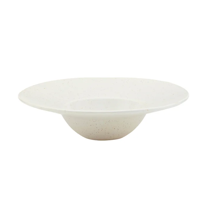 Bol / assiette à pâtes, Pion, Ø 25 cm, gris / blanc par House Doctor