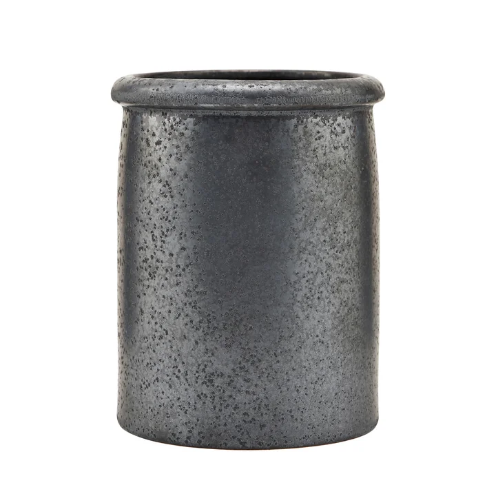 Porte-ustensiles Pion, noir / marron par House Doctor