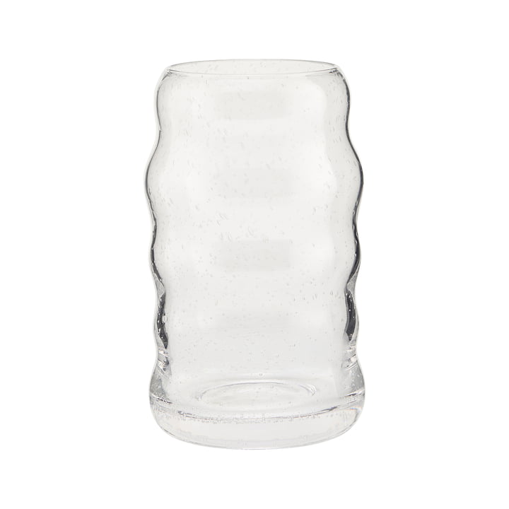 Le vase Srina, H 12 cm, transparent de House Doctor
