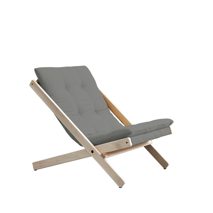 La chaise pliante Boogie, hêtre / gris (646) de Karup Design