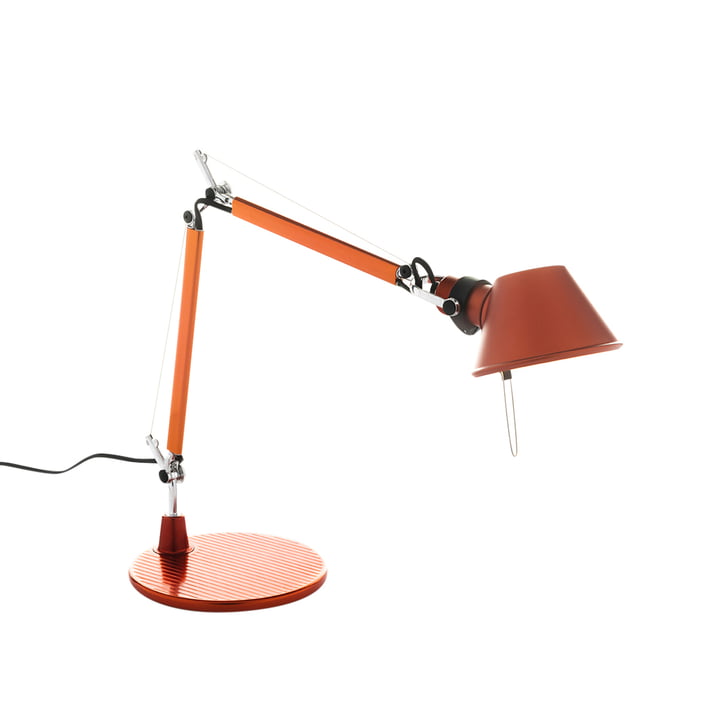 Lampe de table Tolomeo Micro par Artemide en orange