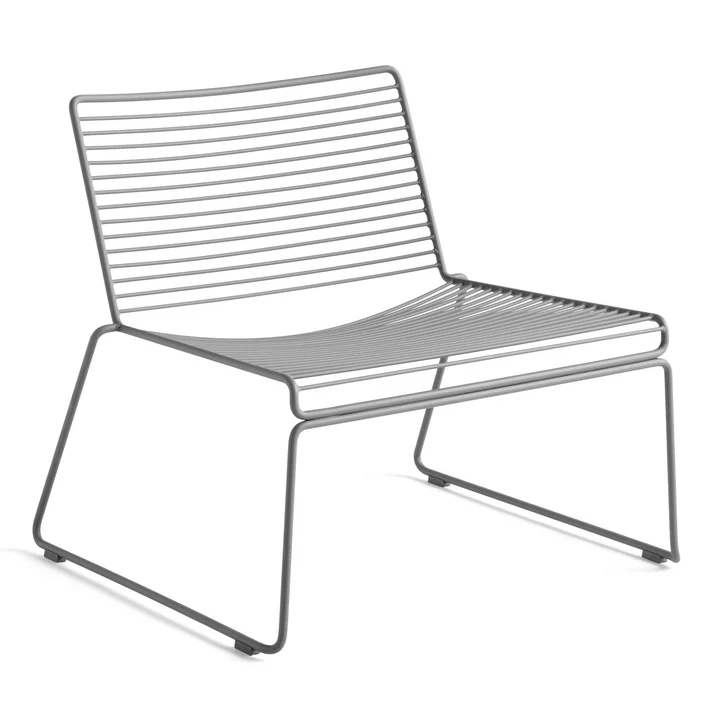 Hee Lounge Chair de HAY en gris asphalte