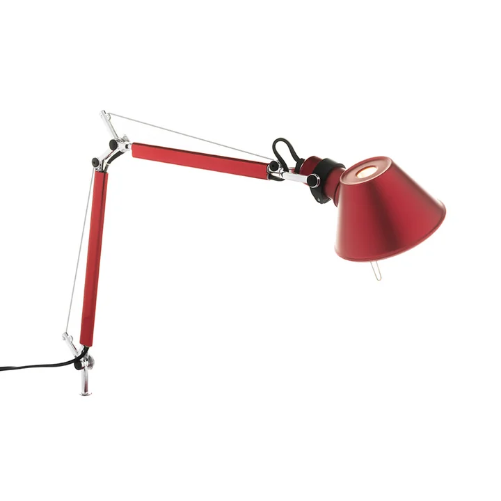 Tolomeo Micro Applique murale Body de Artemide en rouge