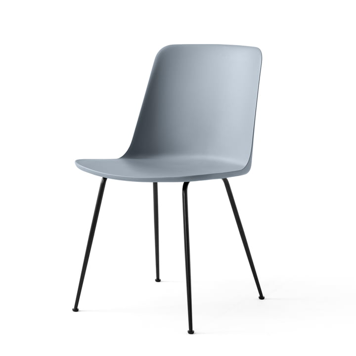 Le Rely Chair HW6, bleu clair / noir de & Tradition